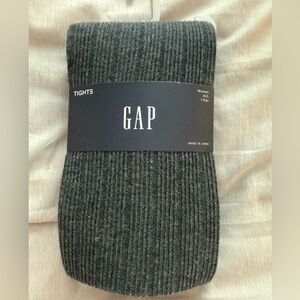 GAP Charcoal Ribbed womans Tights